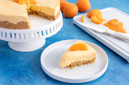 Easy No-Bake Apricot Cheese Tart