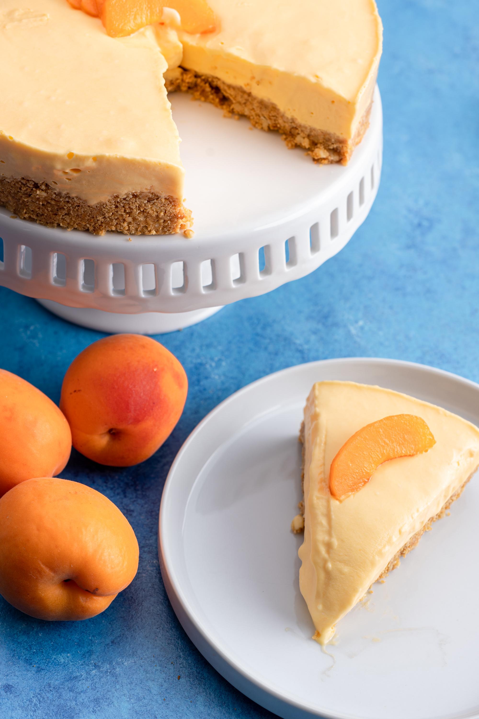 NoBake Apricot Cheese Tart