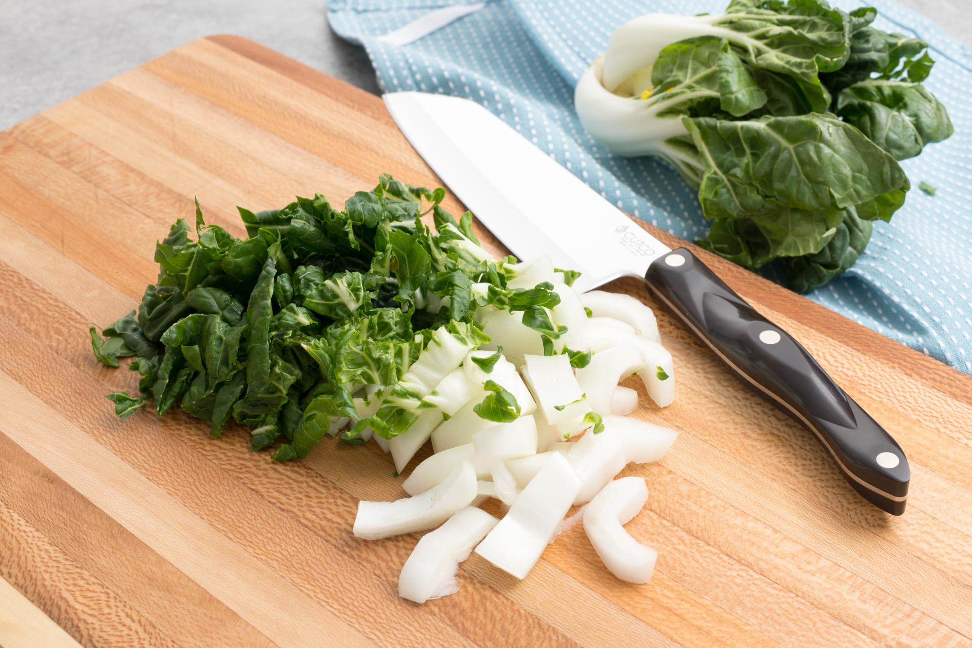 How to Cut Baby Bok Choy