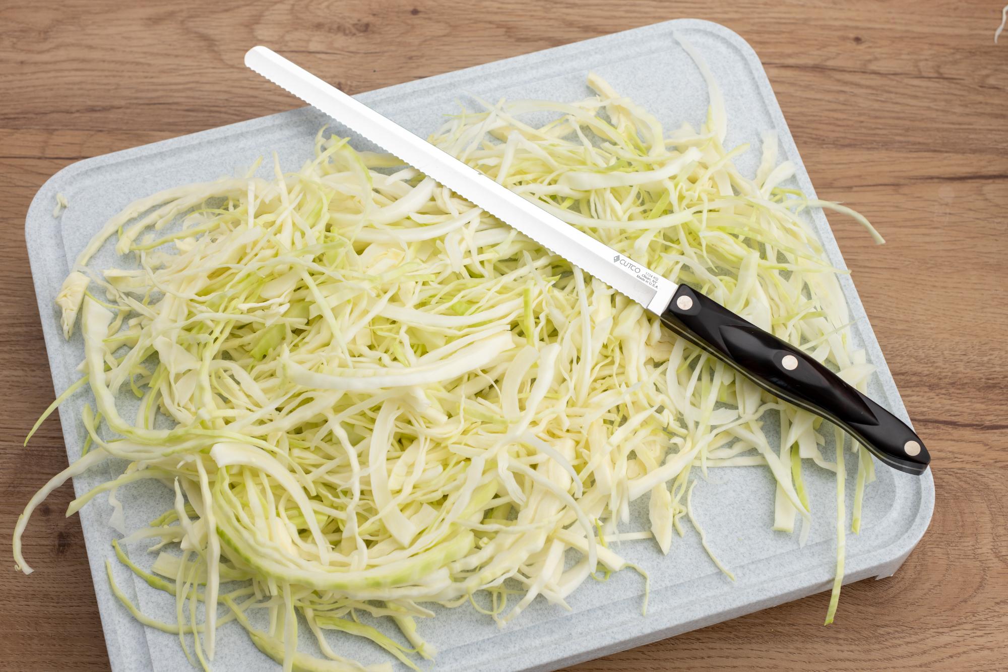 Petite Slicer used to shred the cabbage.