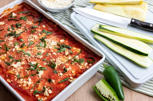 Zucchini and Chicken Lasagna Dinner