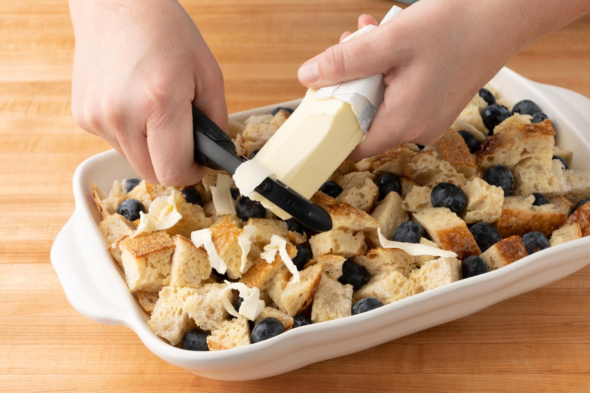 The Vegetable Peeler was perfect to get those thin shavings of cold butter.