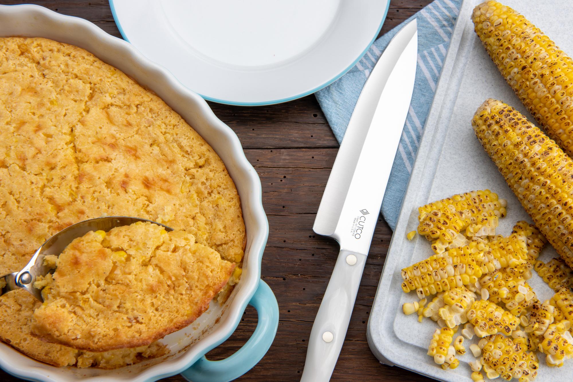 Grilled and Creamed Corn Casserole