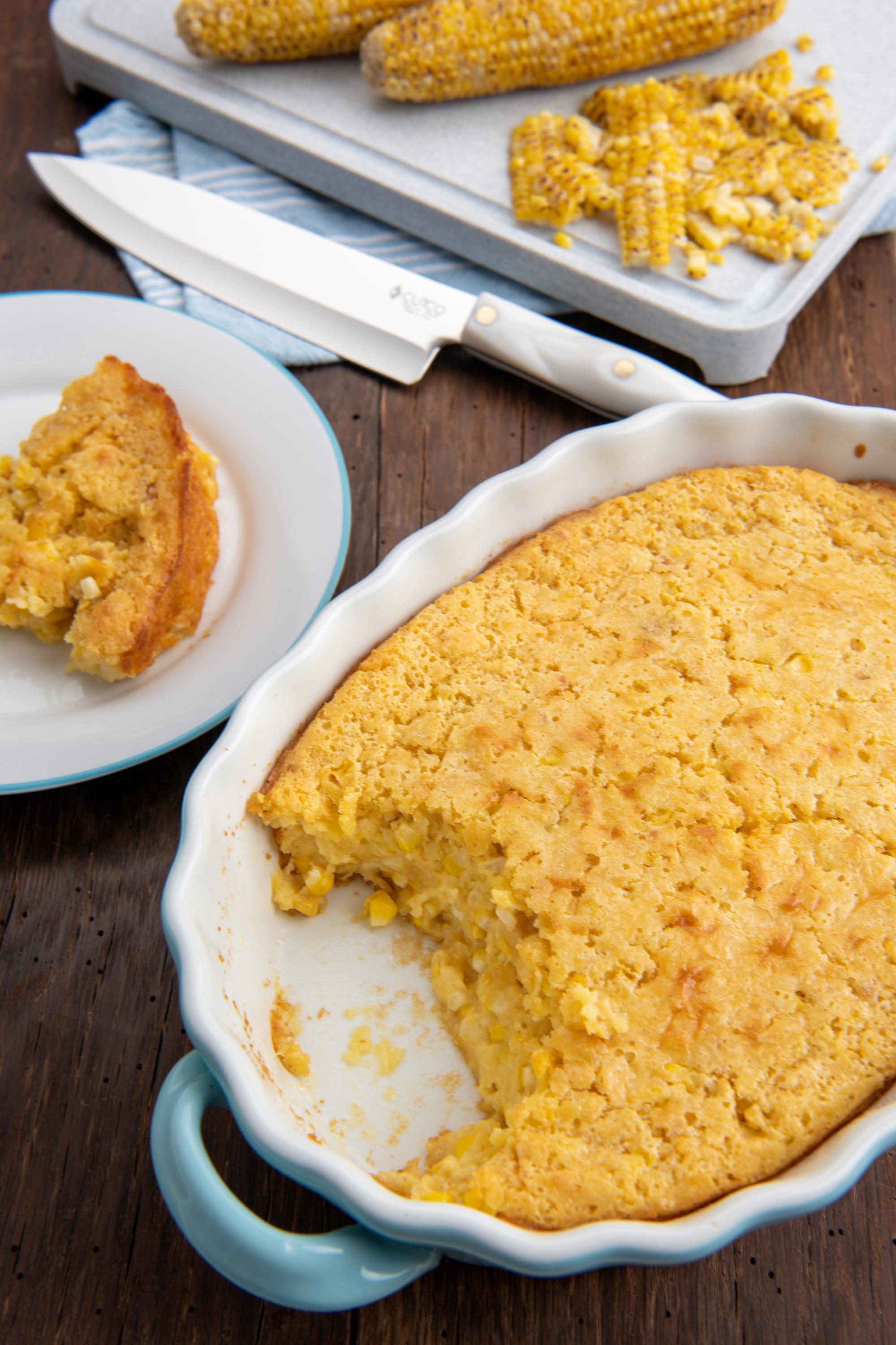 Grilled and Creamed Corn Casserole