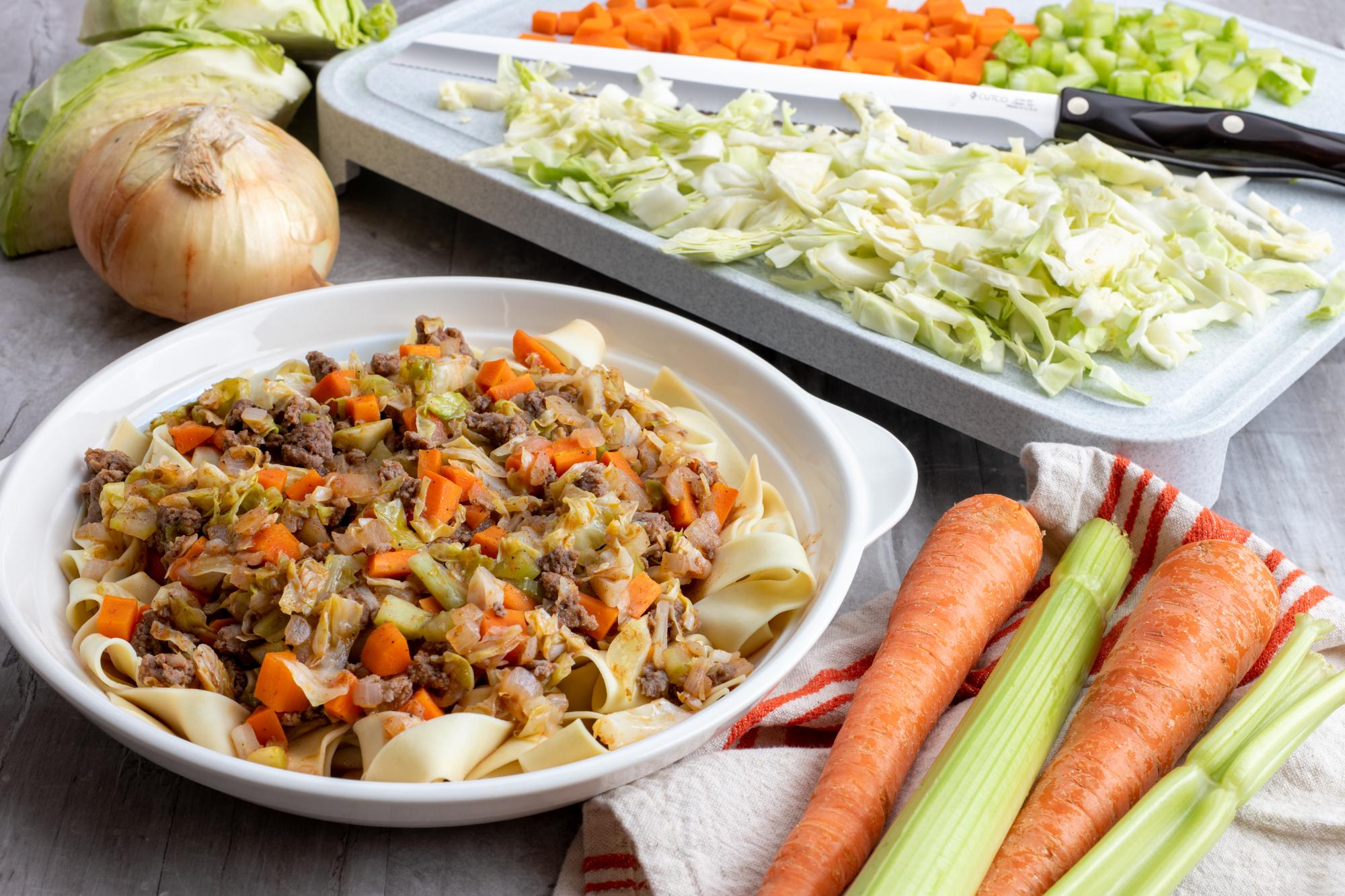 Irish Cabbage and Sausage Stew