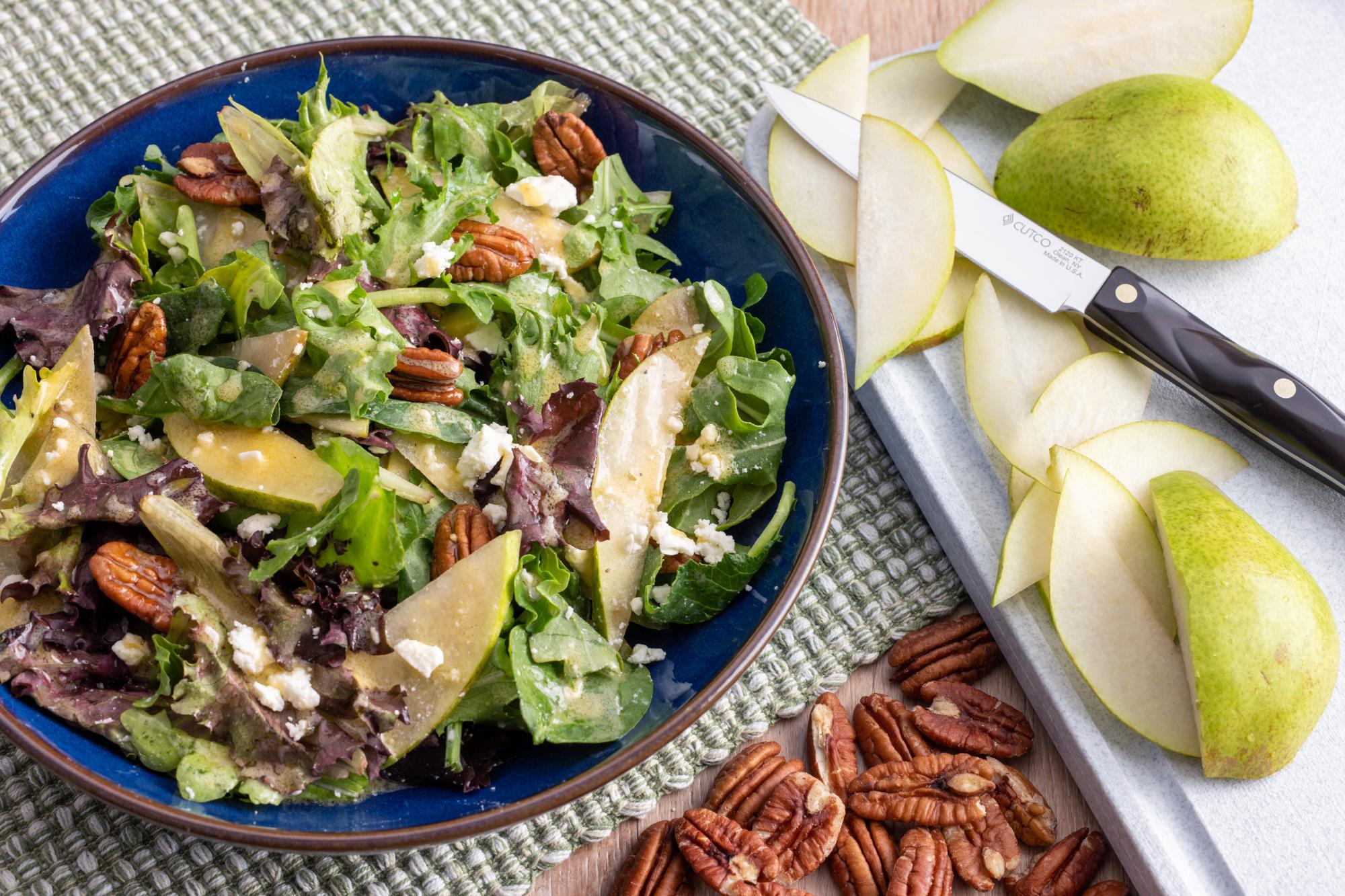 Pear, Arugula and Feta Cheese Salad