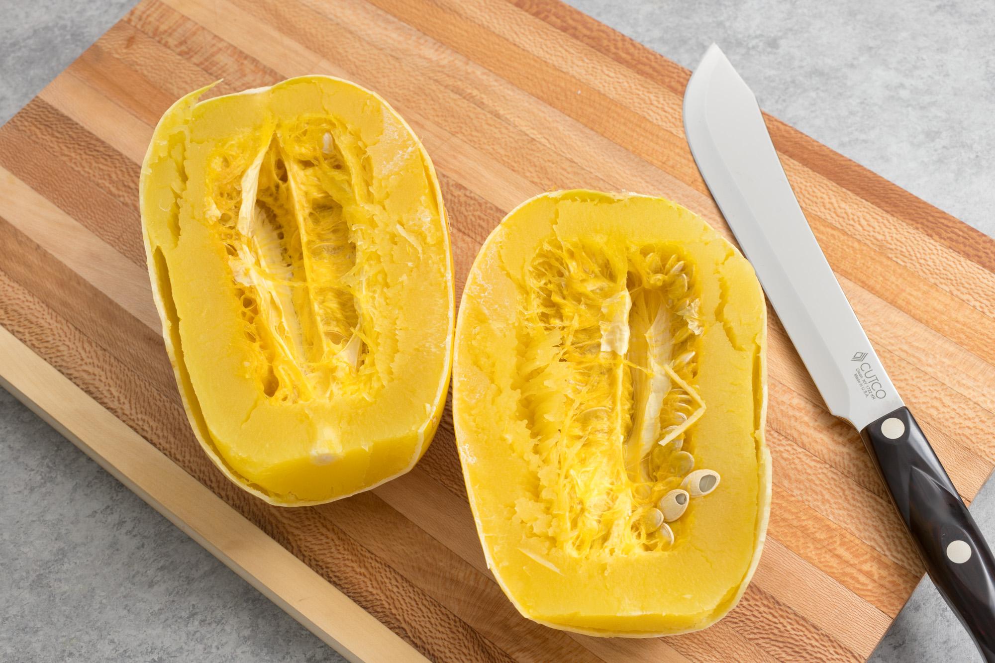 How To Cut Spaghetti Squash 8464