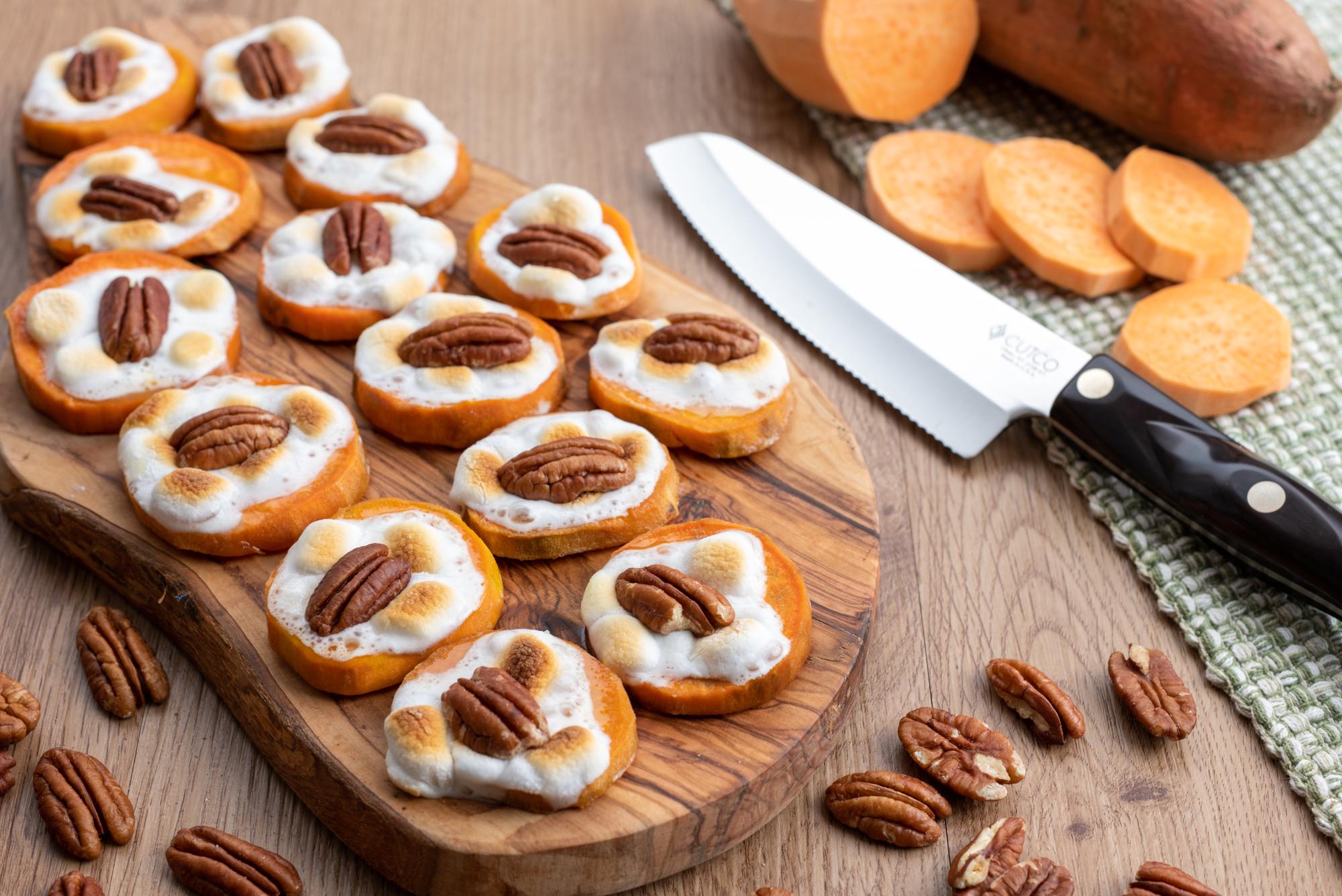 Sweet Potato Bites with Marshmallows