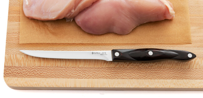  Cutco Nakiri Knife-This is THE knife for vegetable prep.  Designed for clean slicing, chopping and dicing of fruits and vegetables:  Home & Kitchen