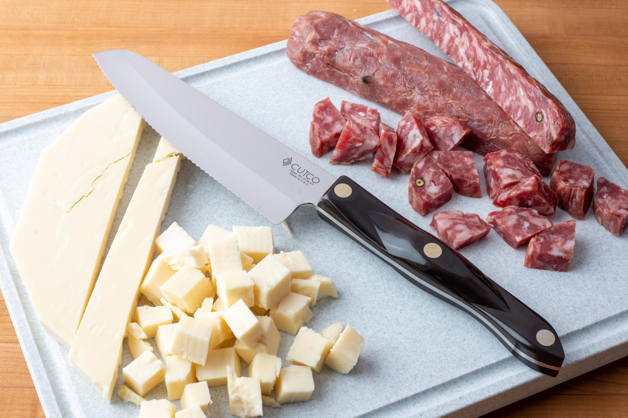 The Hardy Slicer is perfect for cutting up hard meats and cheeses.