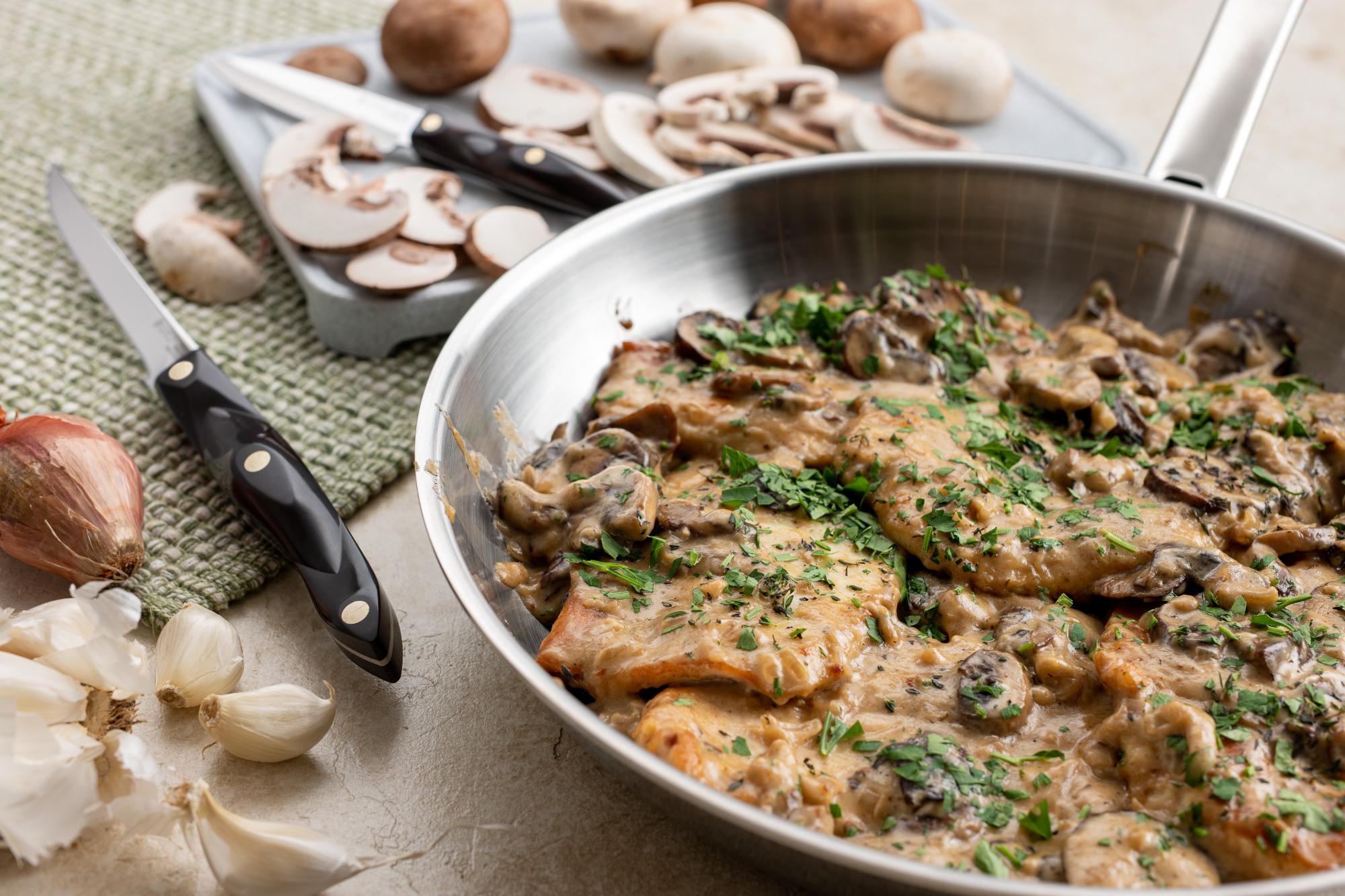 Chicken Marsala with Creamy Mushroom Sauce