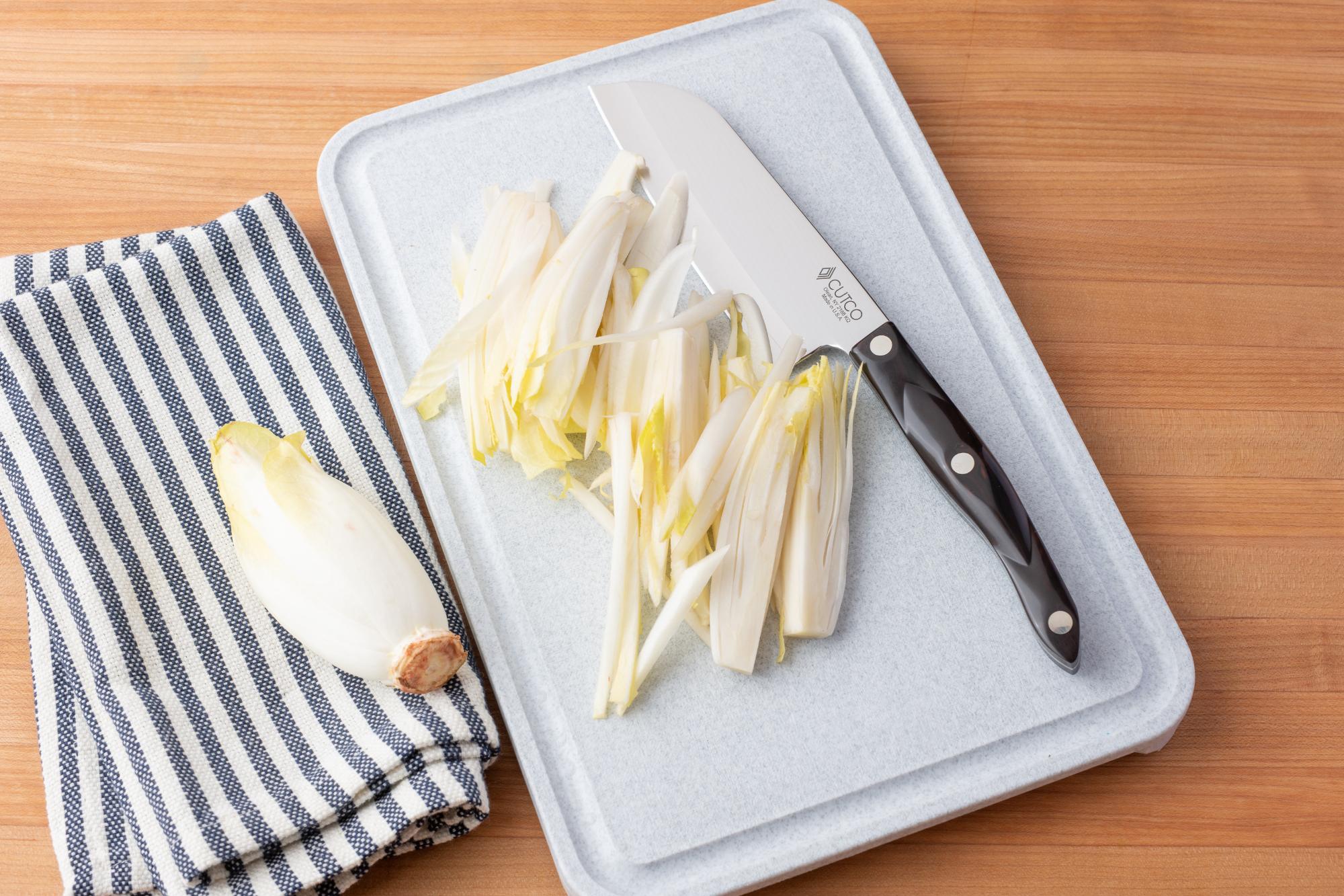 How to Cut Endive into Julienne Strips