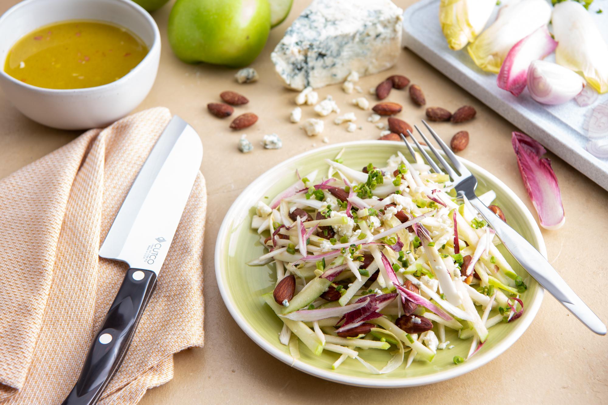 Endive, Apple and Blue Cheese Salad With Smoked Almonds