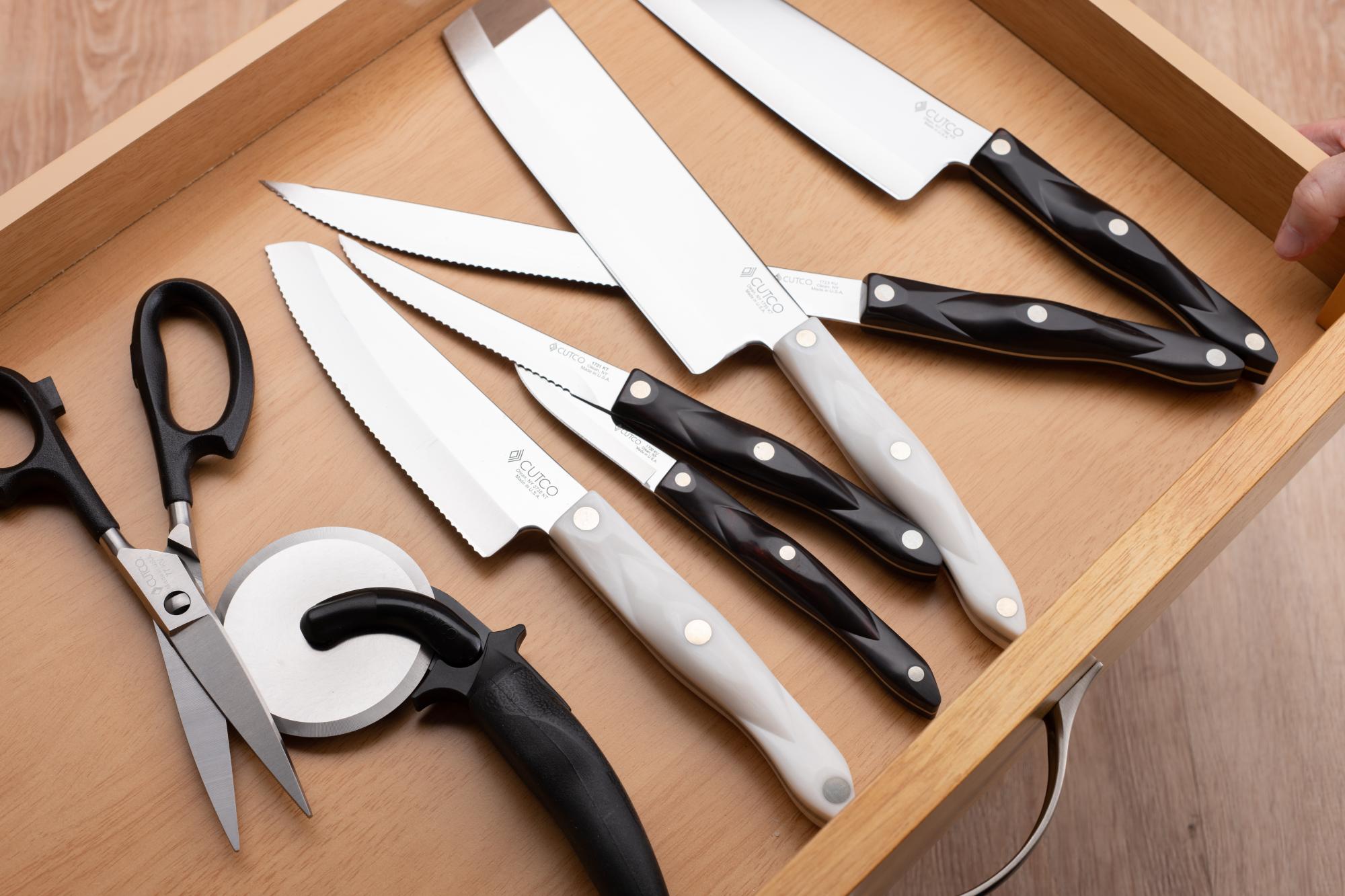 Knives in a drawer