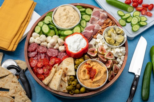 Easy Mediterranean Mezze Platter