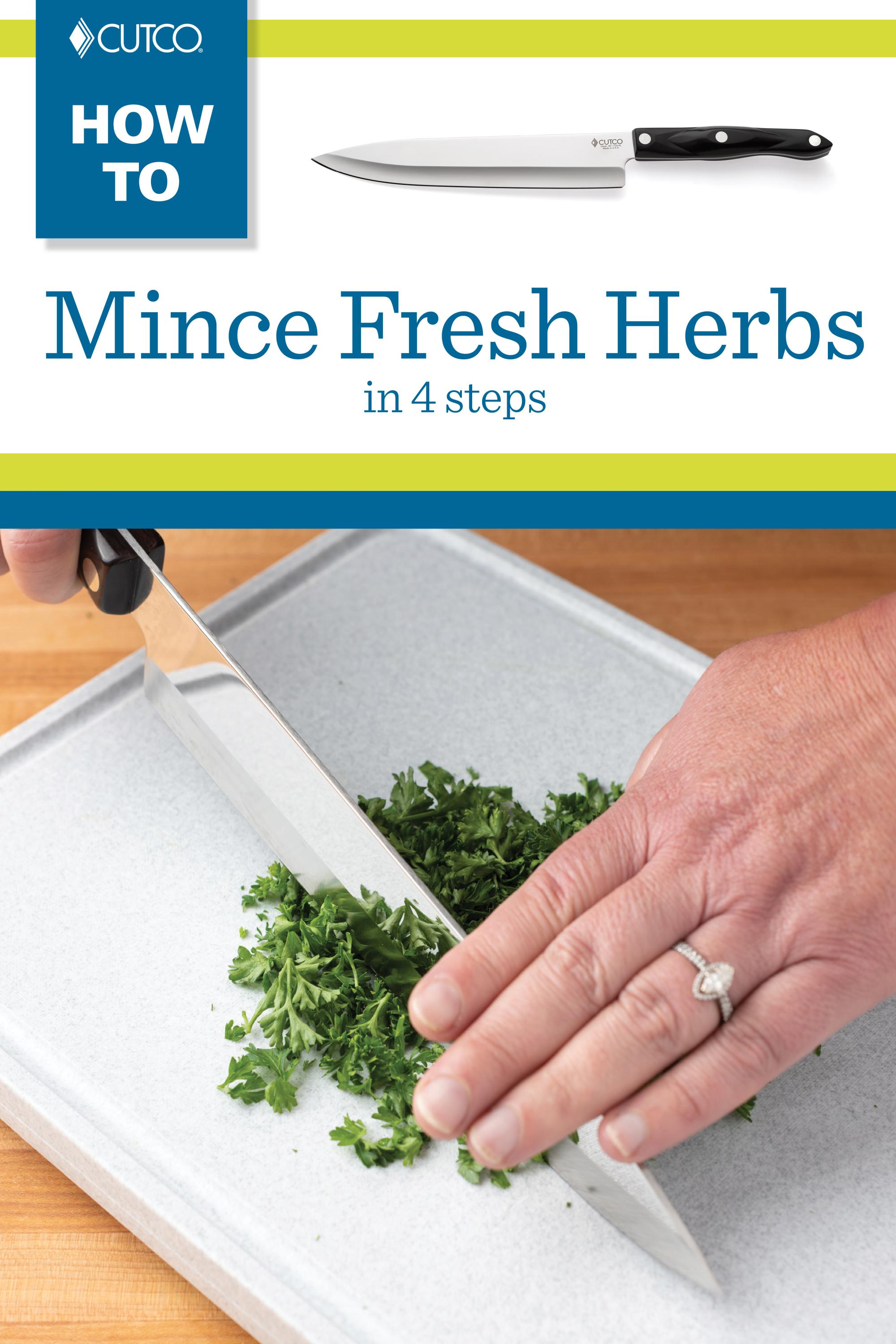 How to Mince Fresh Herbs in 4 Steps