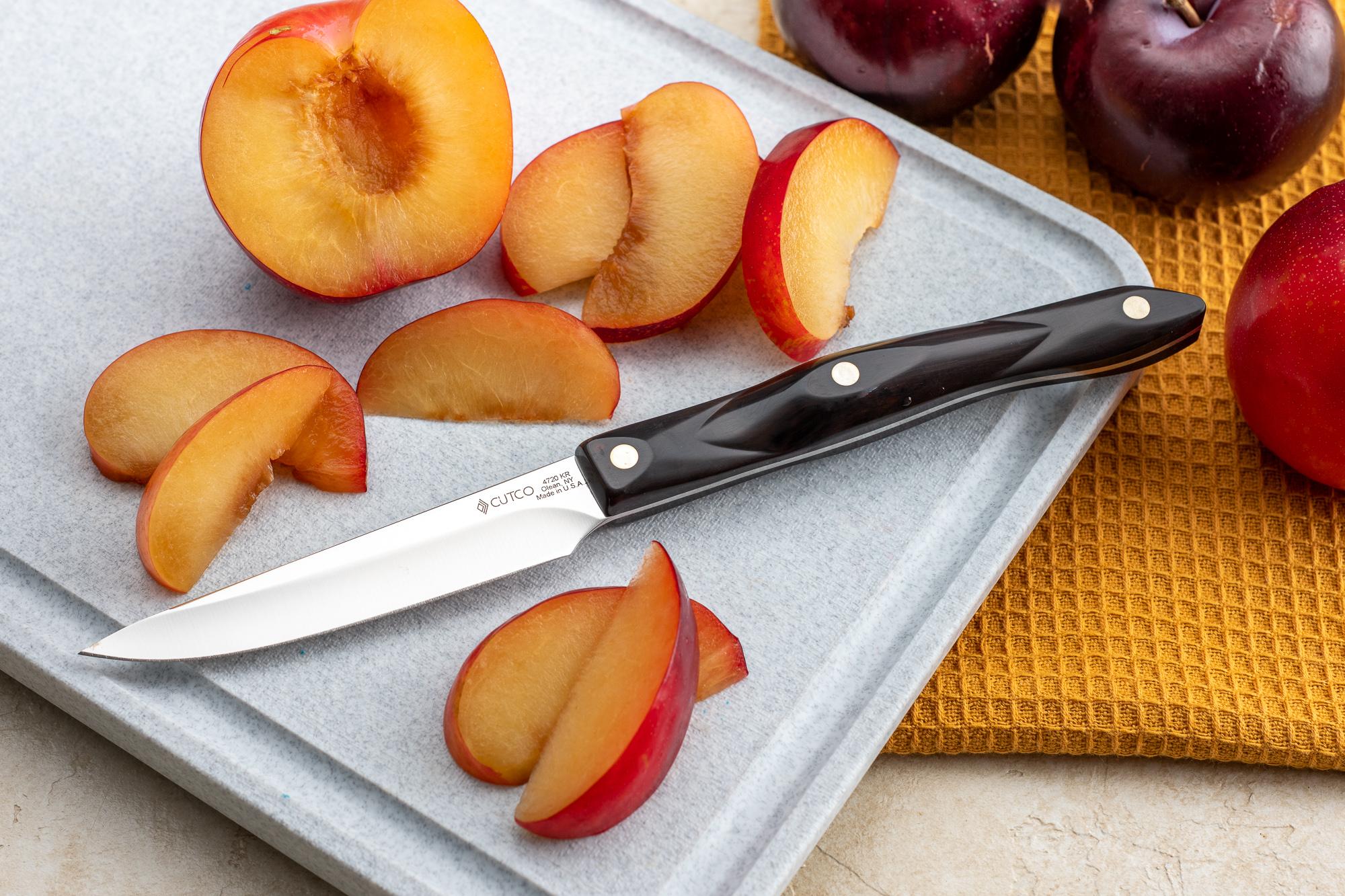 How to Cut a Plum With a Paring Knife