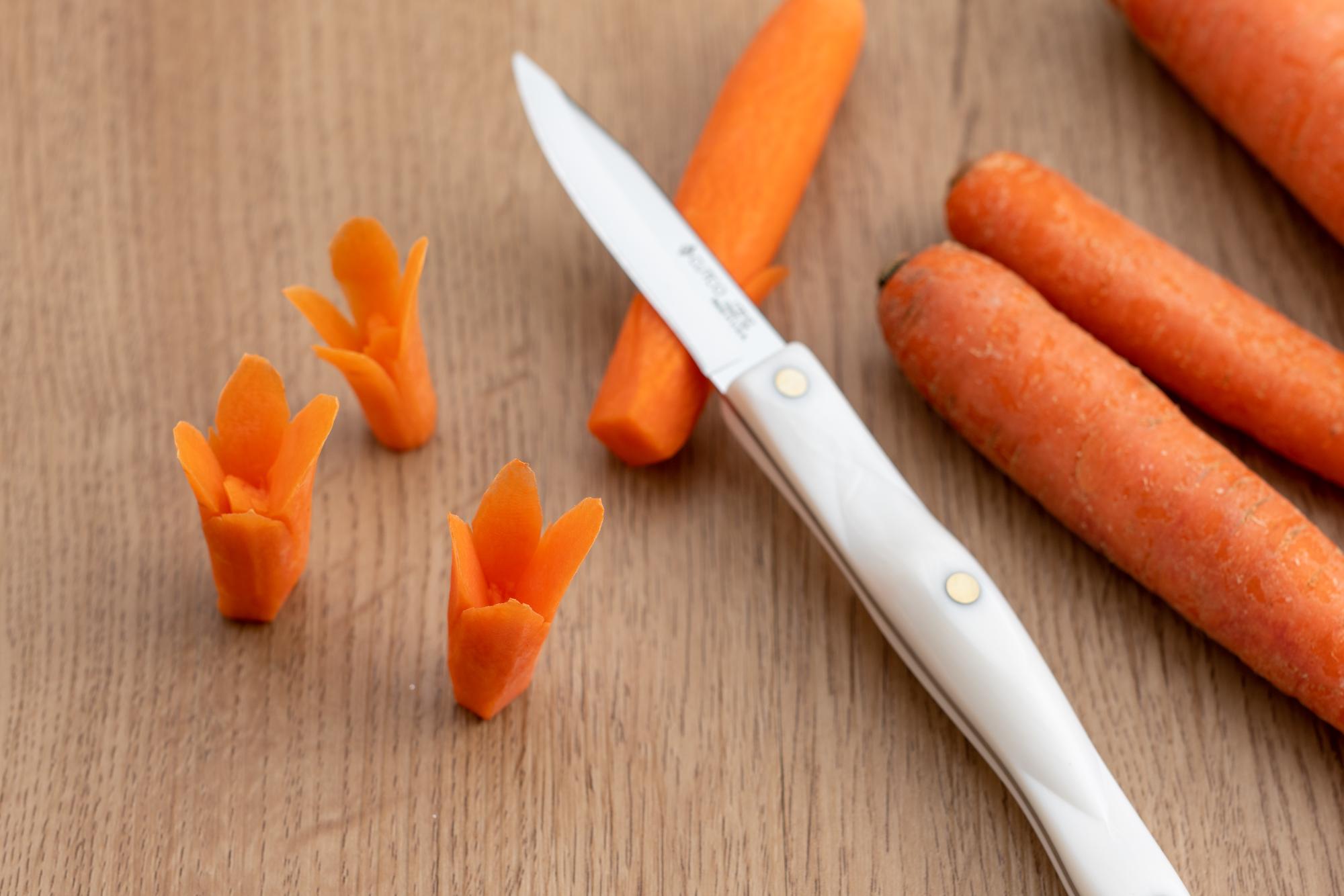 Carrot flower garnish.