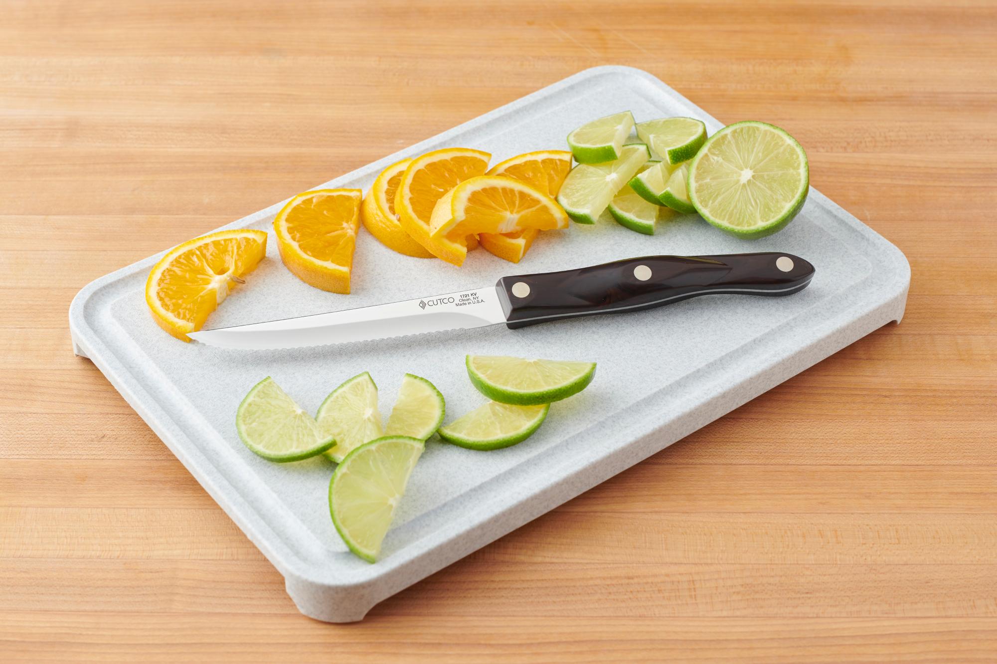 The Trimmer is perfect for slicing the citrus.