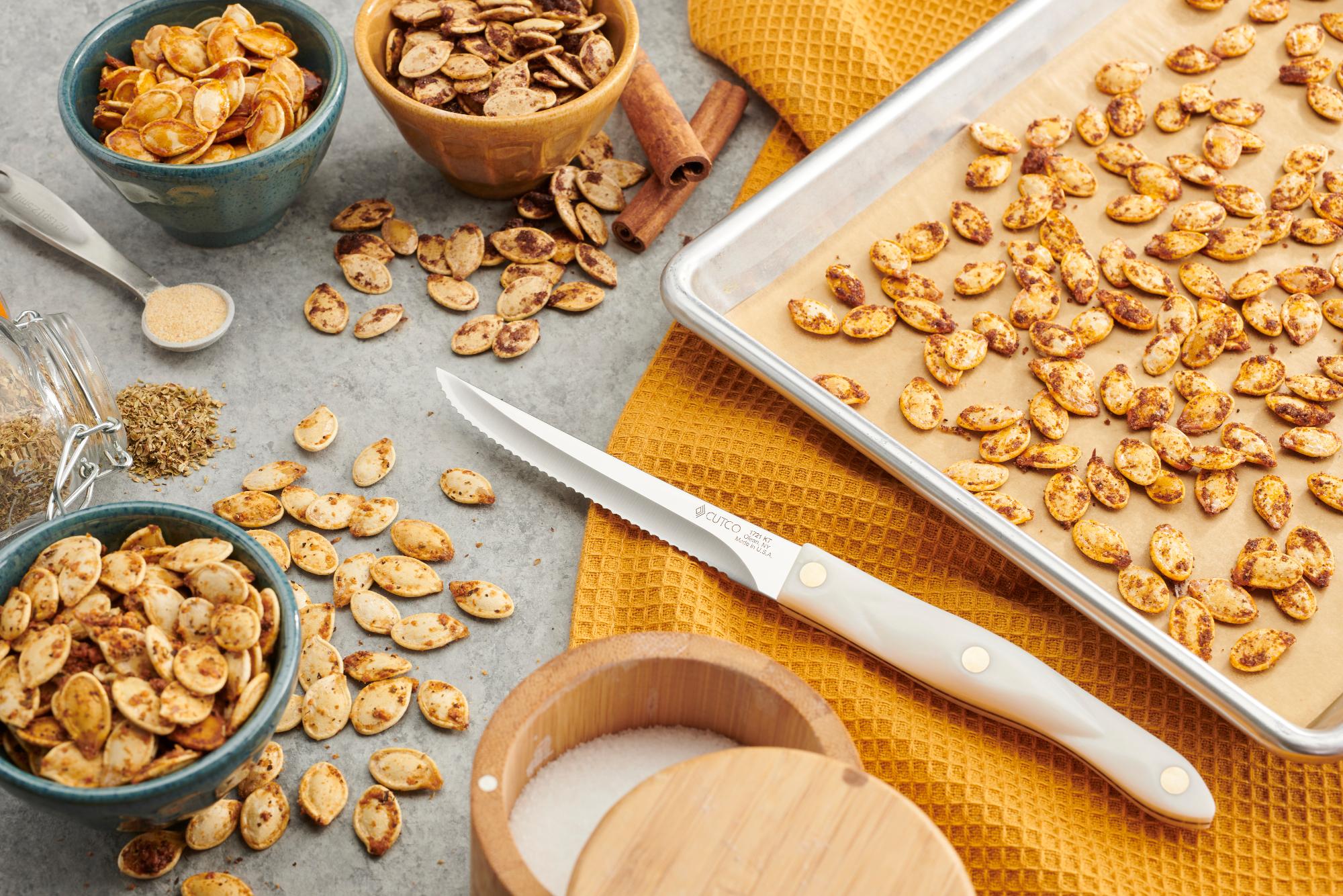 Roasted Pumpkin Seeds: Four Ways