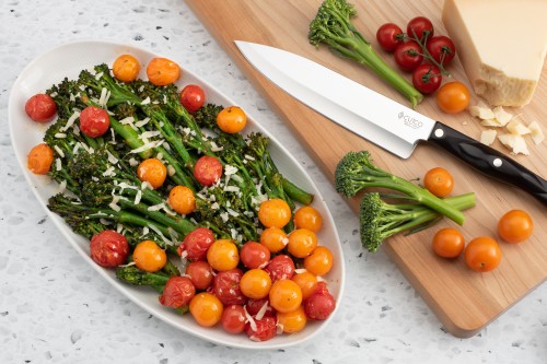 Roasted Broccolini and Cherry Tomatoes