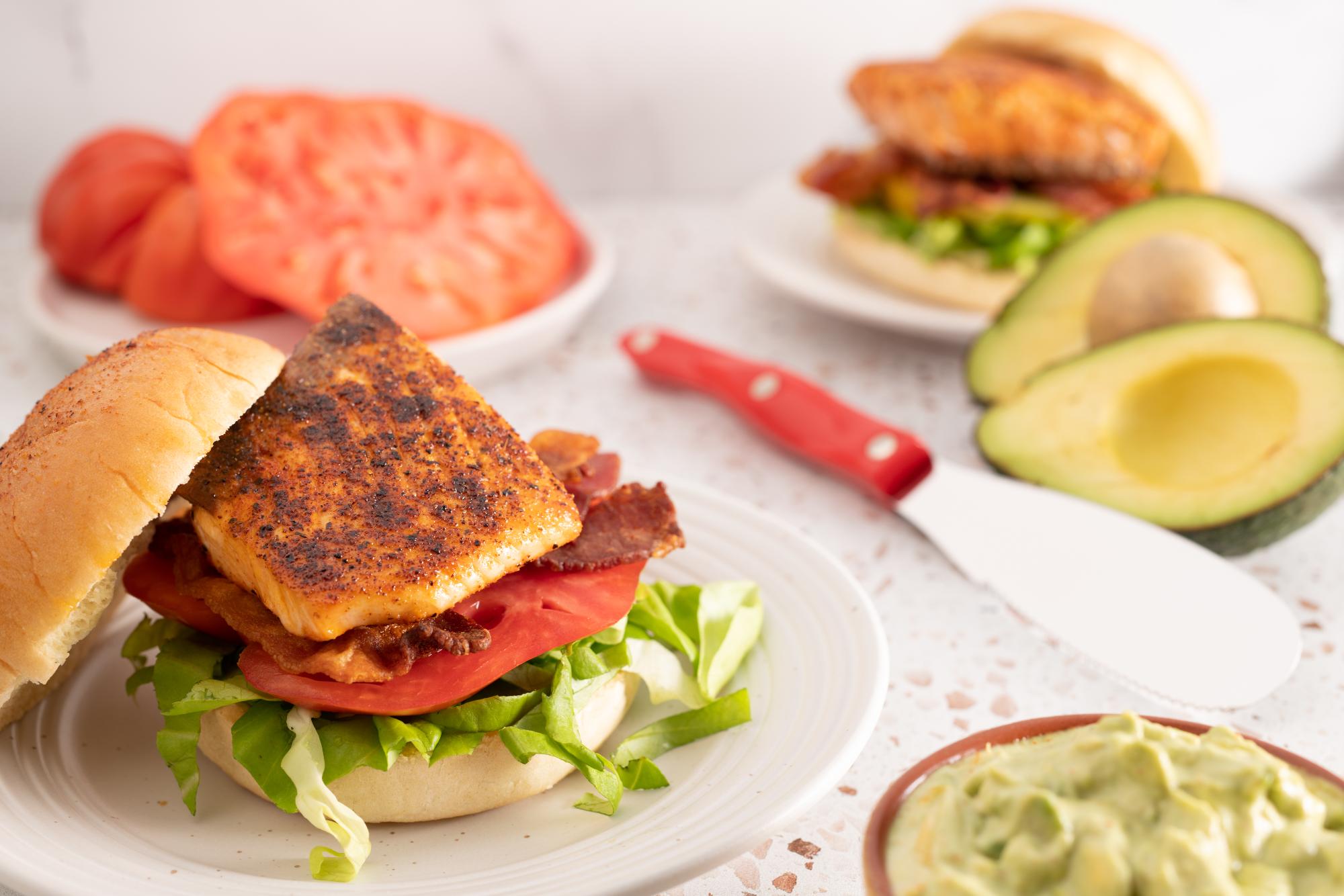 Seared Salmon BLT