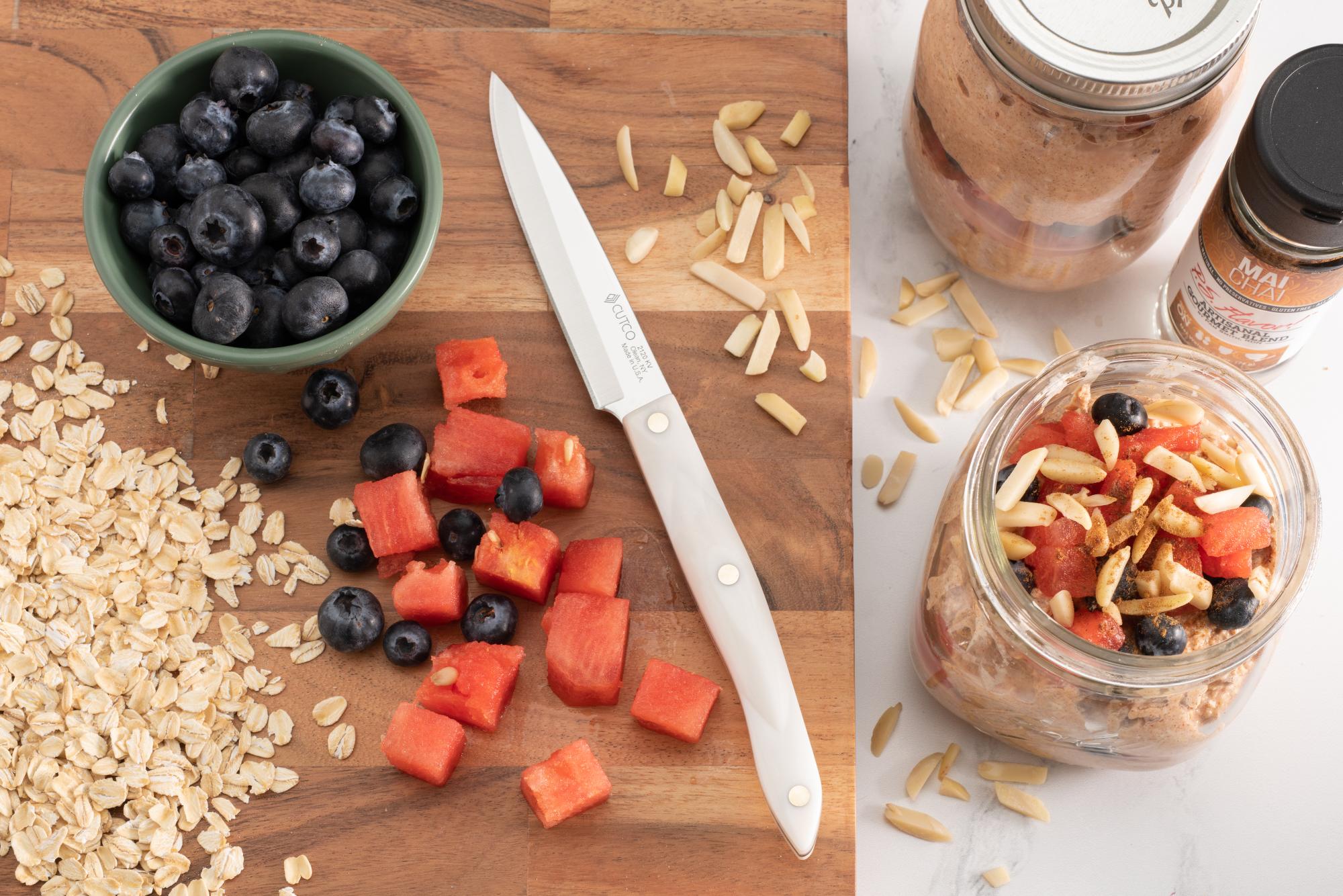 Easy Overnight Mixed Berry Oats in Mason Jars : Plants-Rule