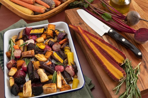Fast and Easy Roasted Harvest Vegetables
