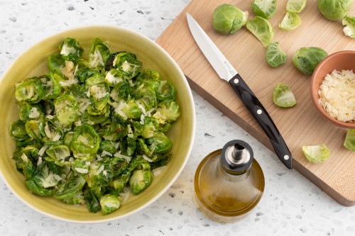 Caramelized Brussels Sprouts Leaves