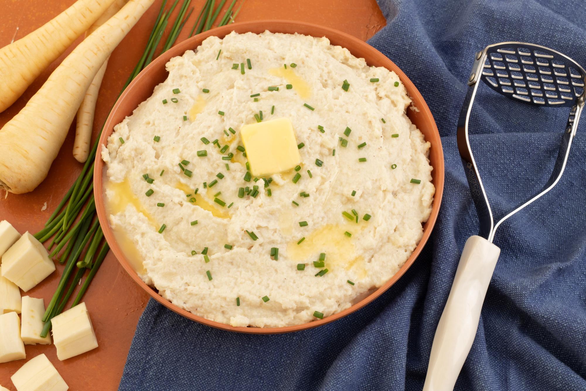 Creamy Parsnips With Fresh Chives