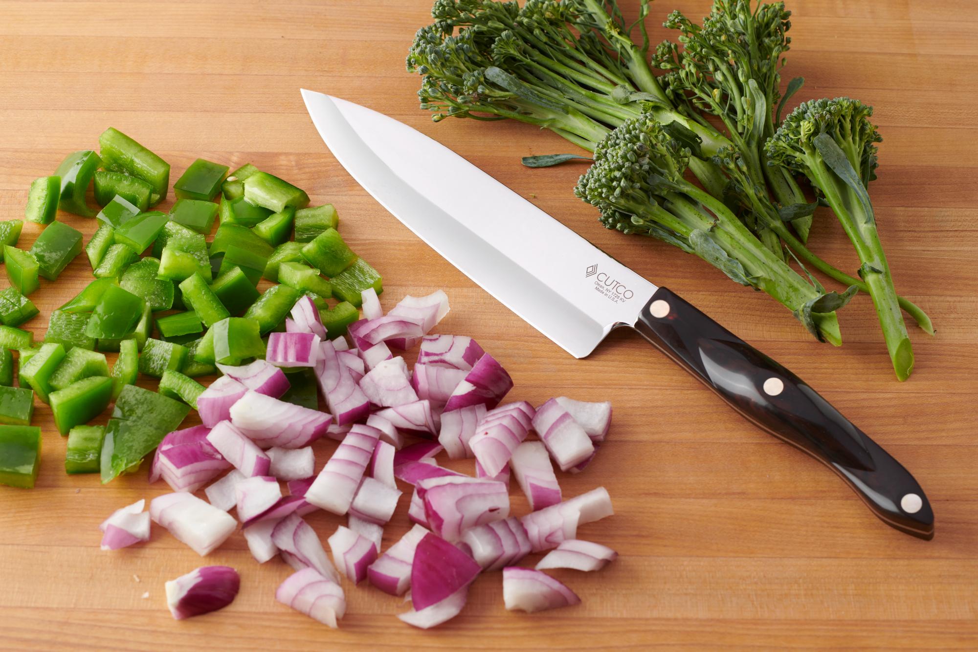 Prep the vegetables with a Petite Chef.