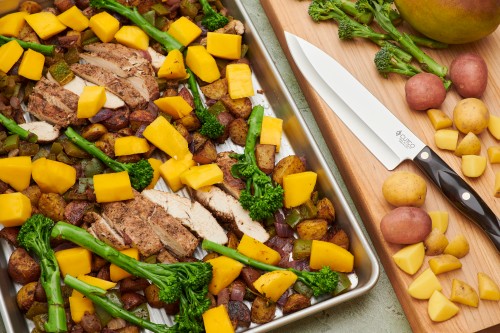 Jerk Chicken Sheet Pan Dinner