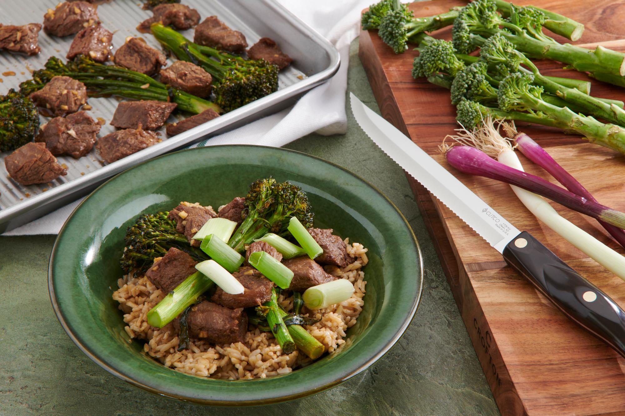 Sheet Pan Beef and Broccoli