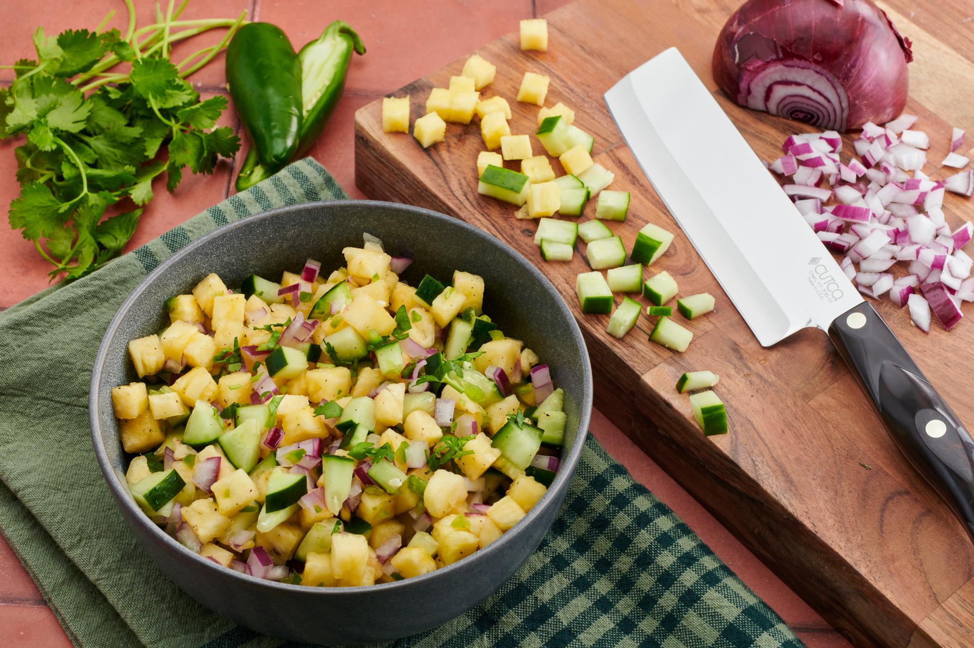 Pineapple Cucumber Salsa