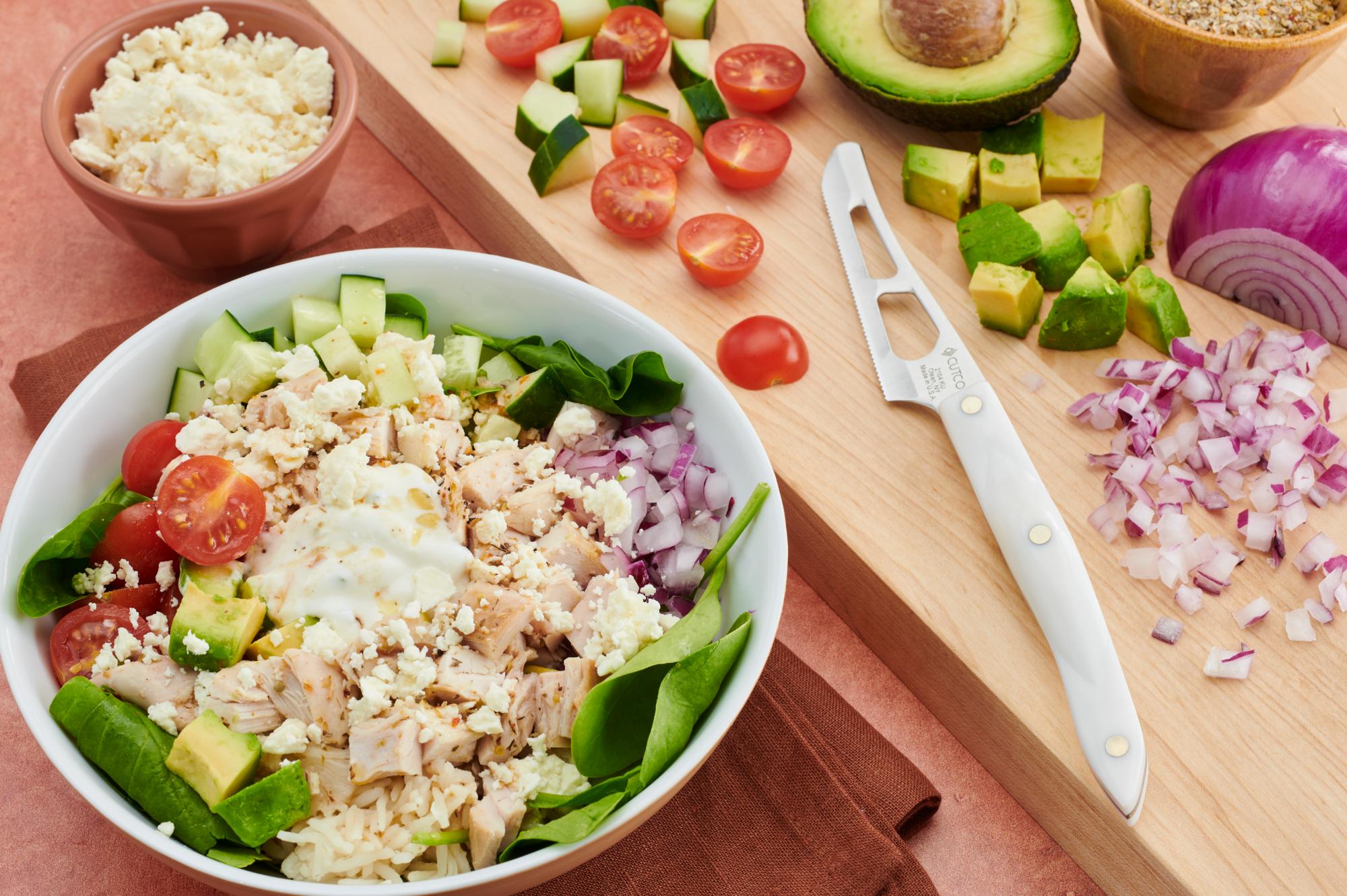 Easy Greek Chicken Power Bowl