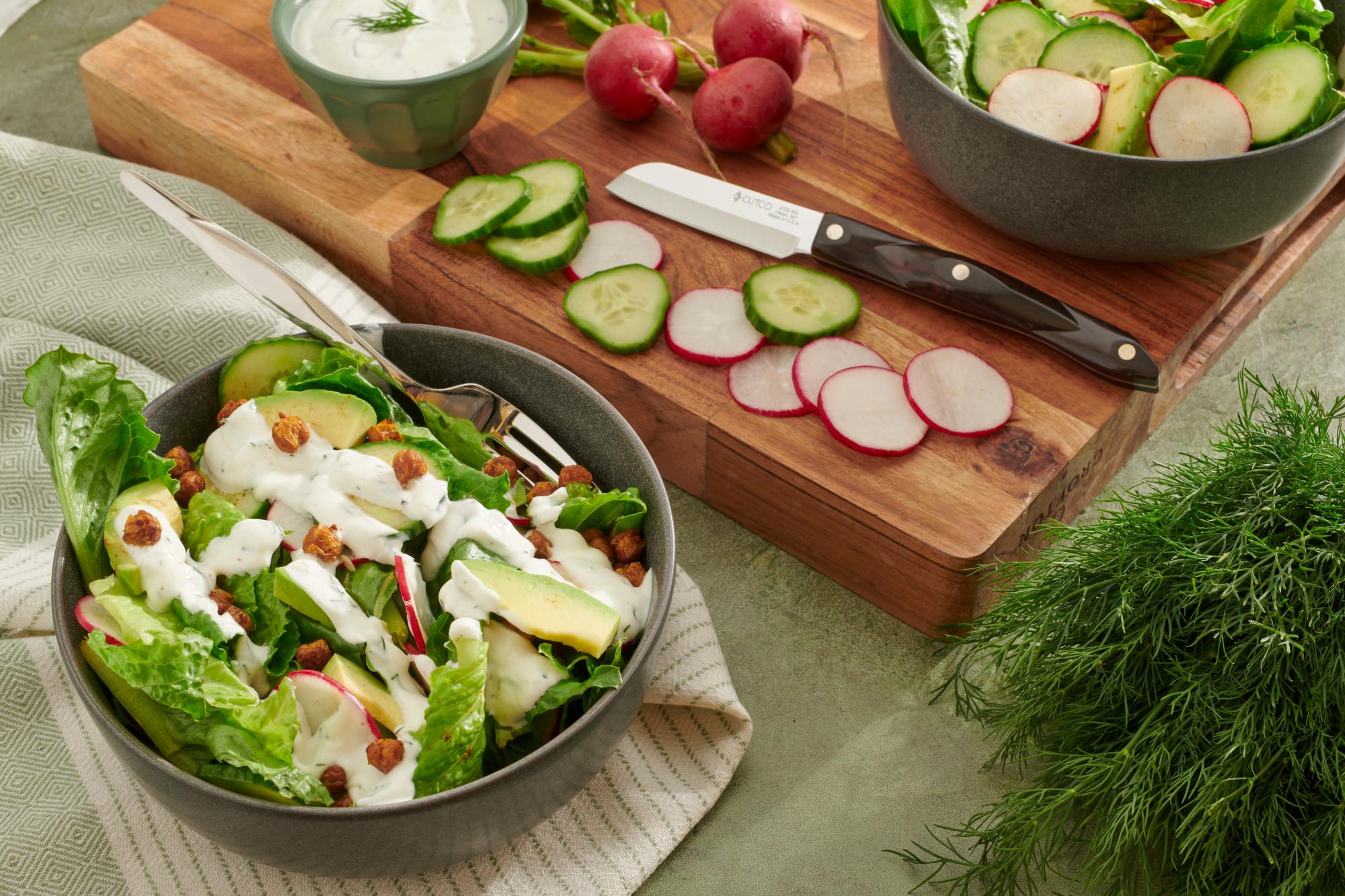 Radish Salad With Yogurt Dill Dressing