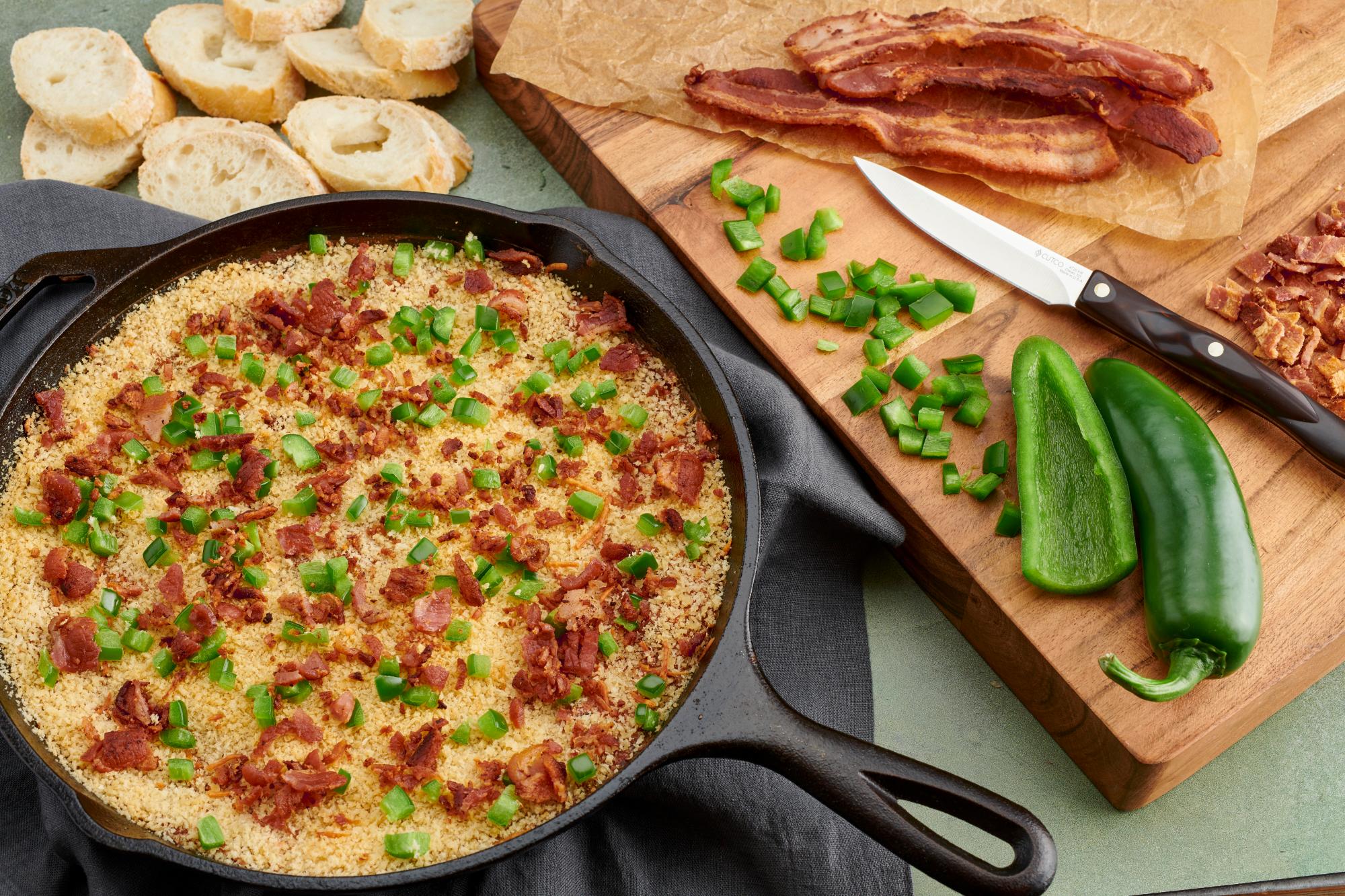 Jalapeño Popper and Bacon Dip