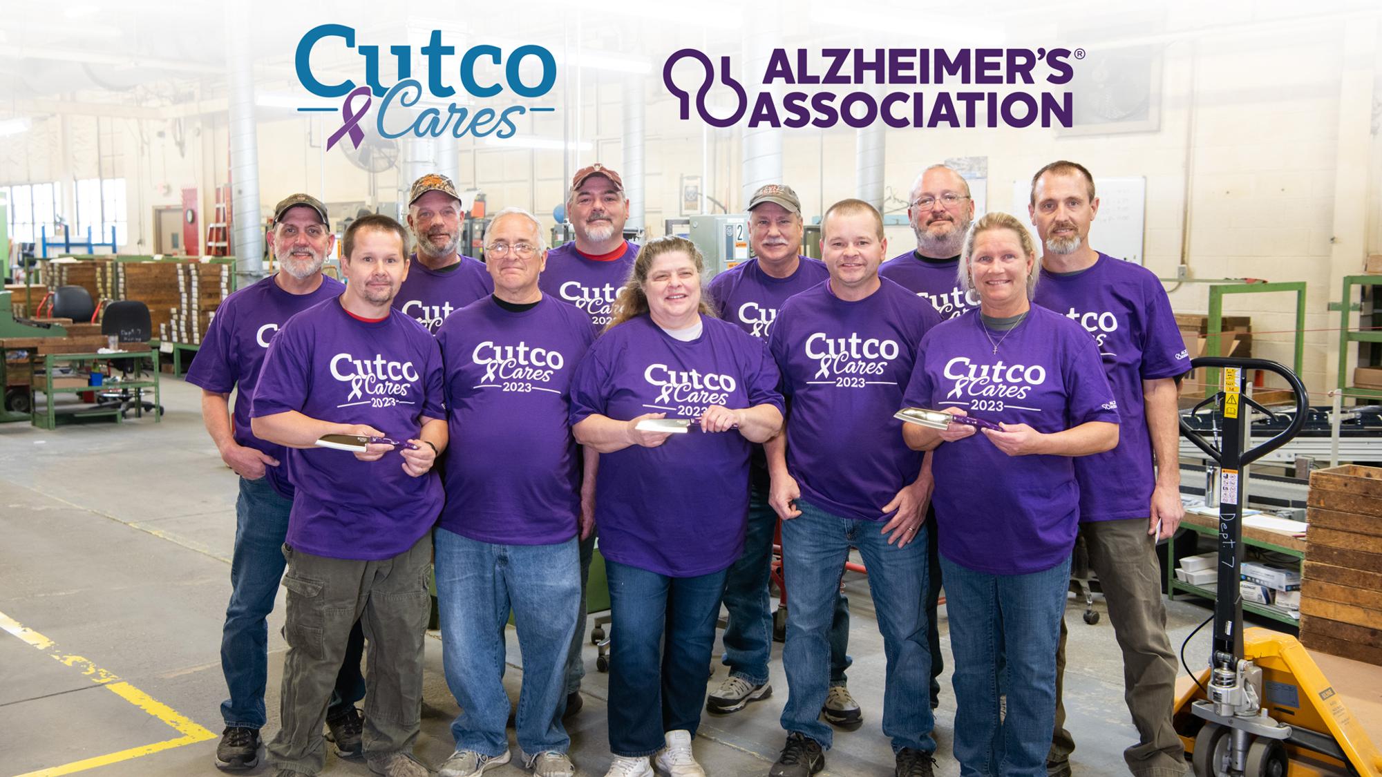 Purple Cutco Product Supports the Alzheimer's Association®