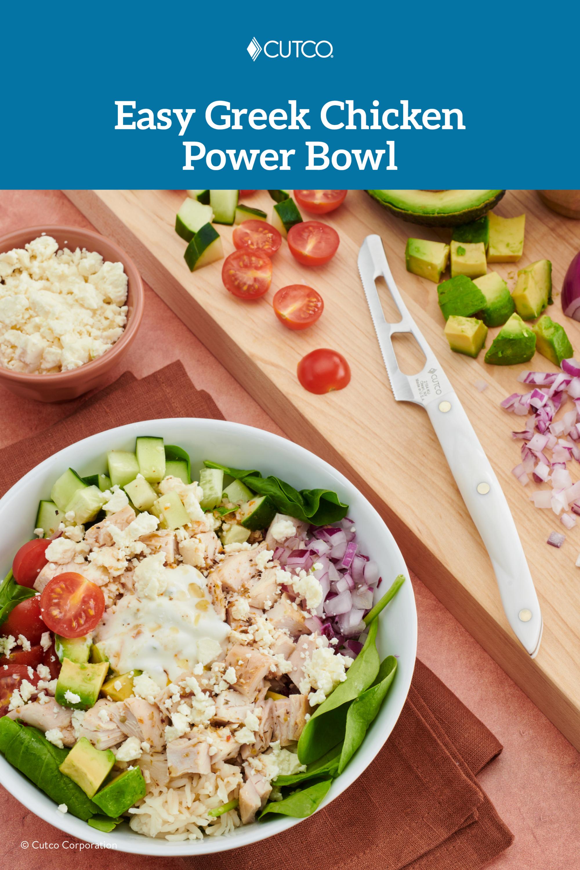 Easy Greek Chicken Power Bowl