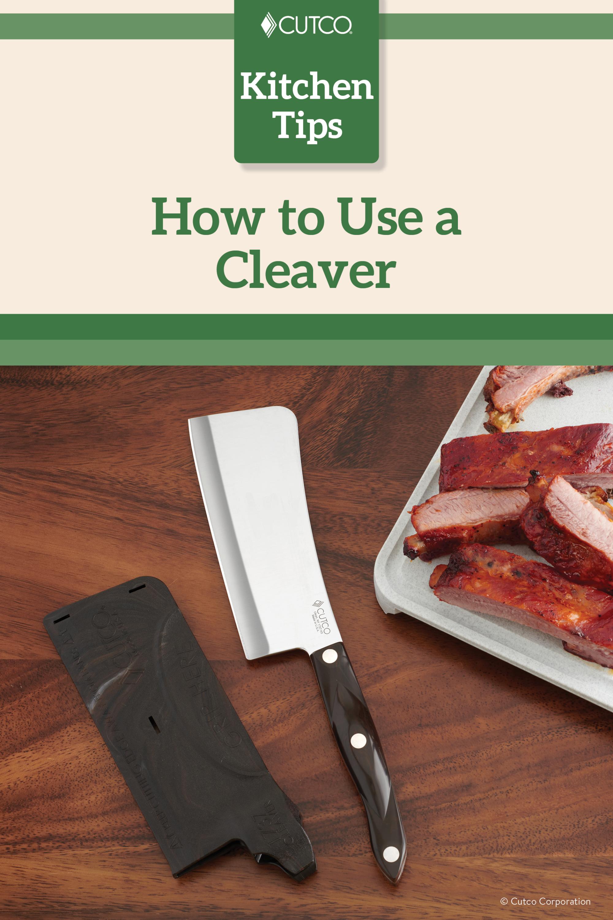 How To Use a Cleaver