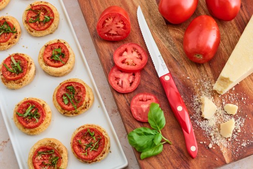 Tomato and Asiago Tartlets