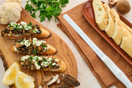 Wild Mushroom, Ricotta and Herb Toast