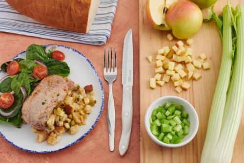Pork Chops With Apple Stuffing