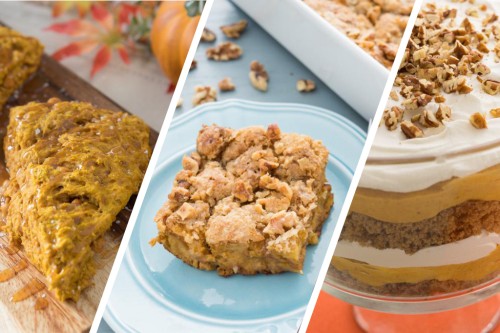 Three Sweet Pumpkin Recipes