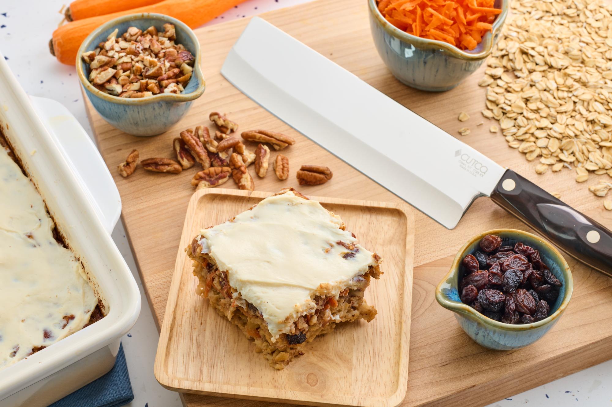 Carrot Cake Oatmeal Bake