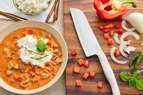 Panang Curry With Coconut Rice