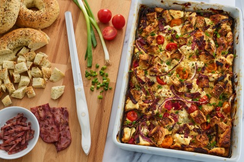Everything Bagel Breakfast Casserole 