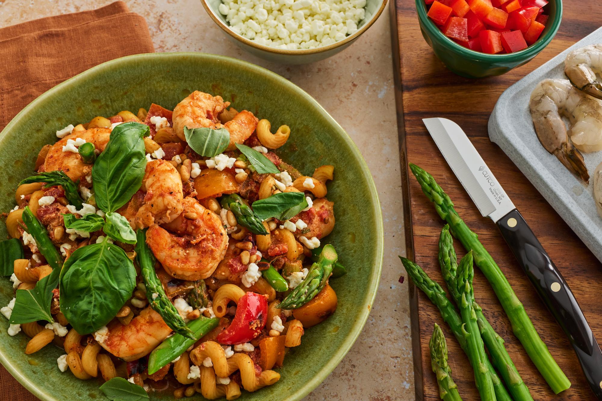 Shrimp Pasta Primavera
