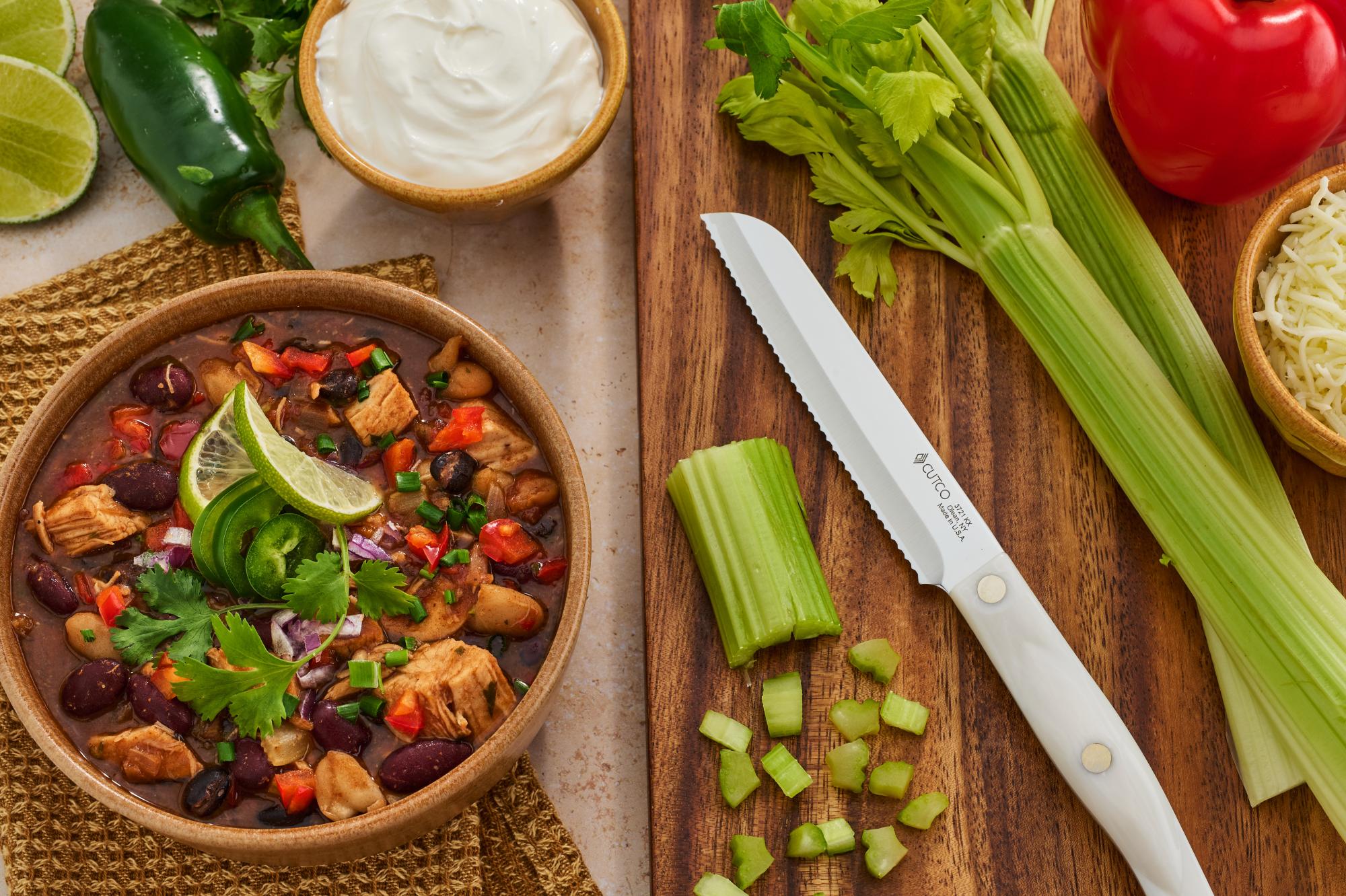 Red, White and Black Bean Chicken Chili