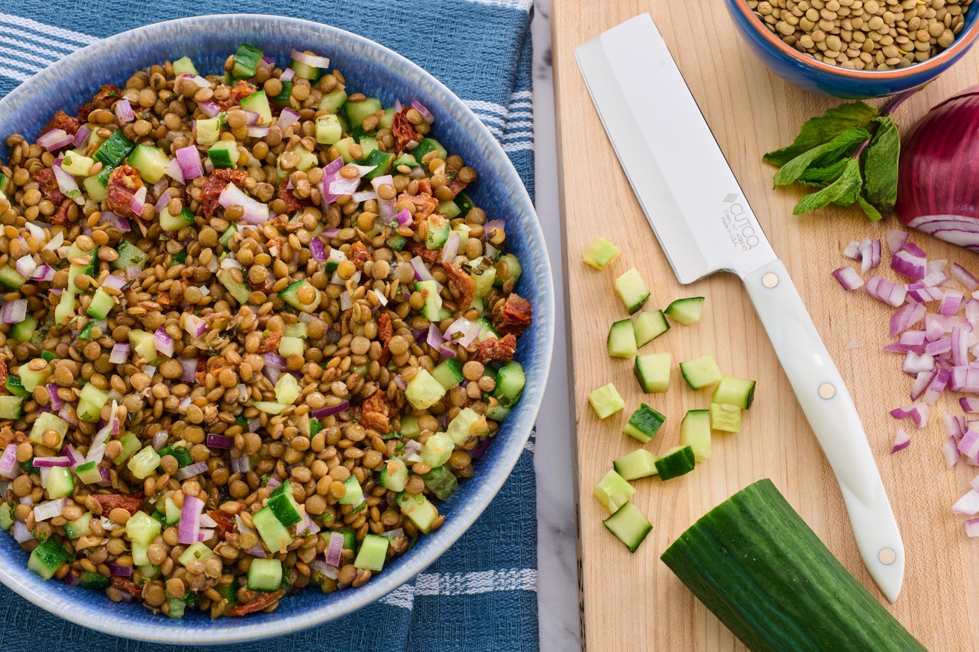 Sun-Dried Tomato Lentil Salad